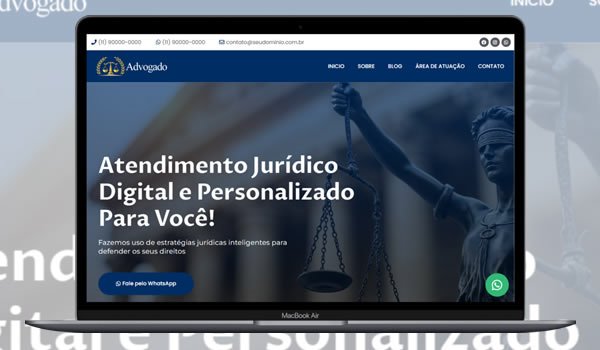 Template Site advogado