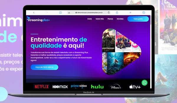 Site para IPTV Streamingplus
