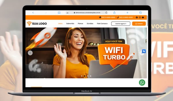 Template site para Provedor de Internet